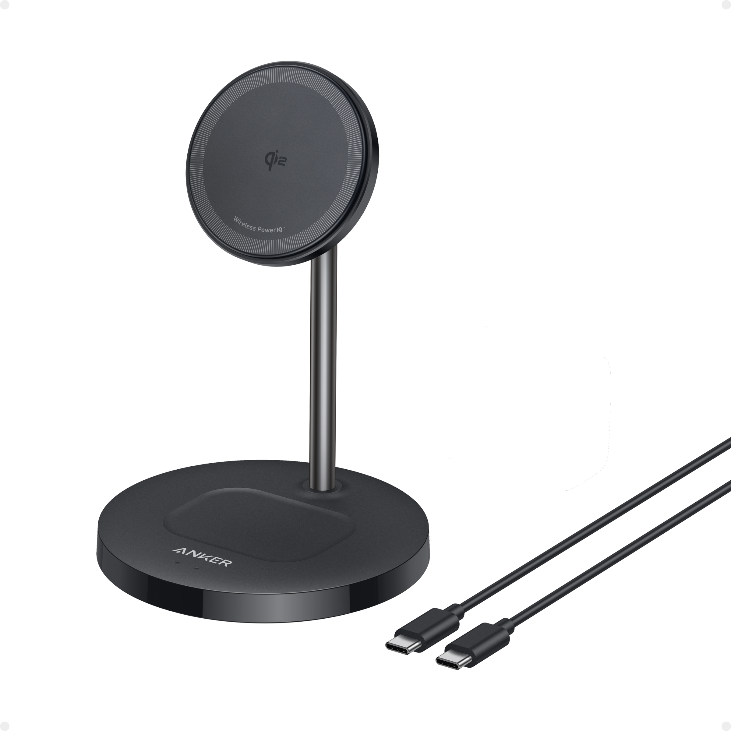 Refurbished Anker MagGo Wireless Charger (2-in-1, Stand)