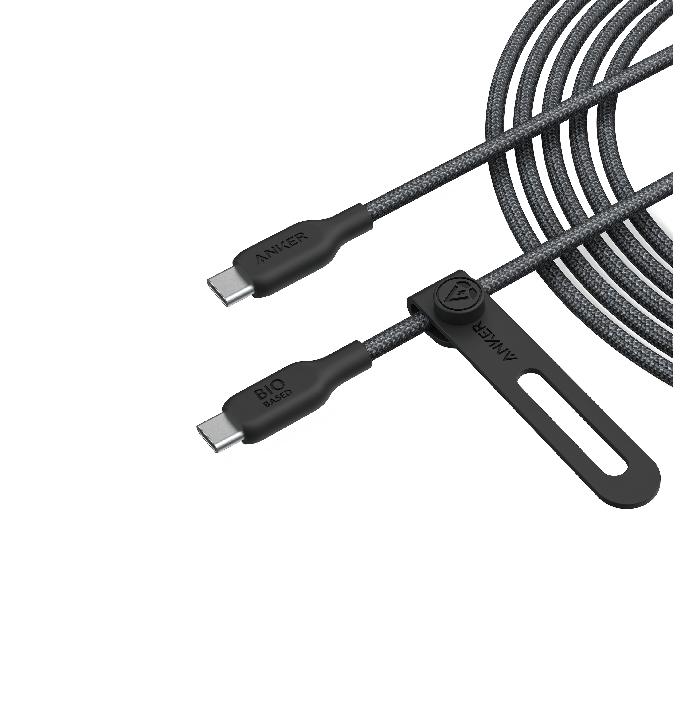 event: pingAnker USB-C cable with bio-based cover for durable charging.