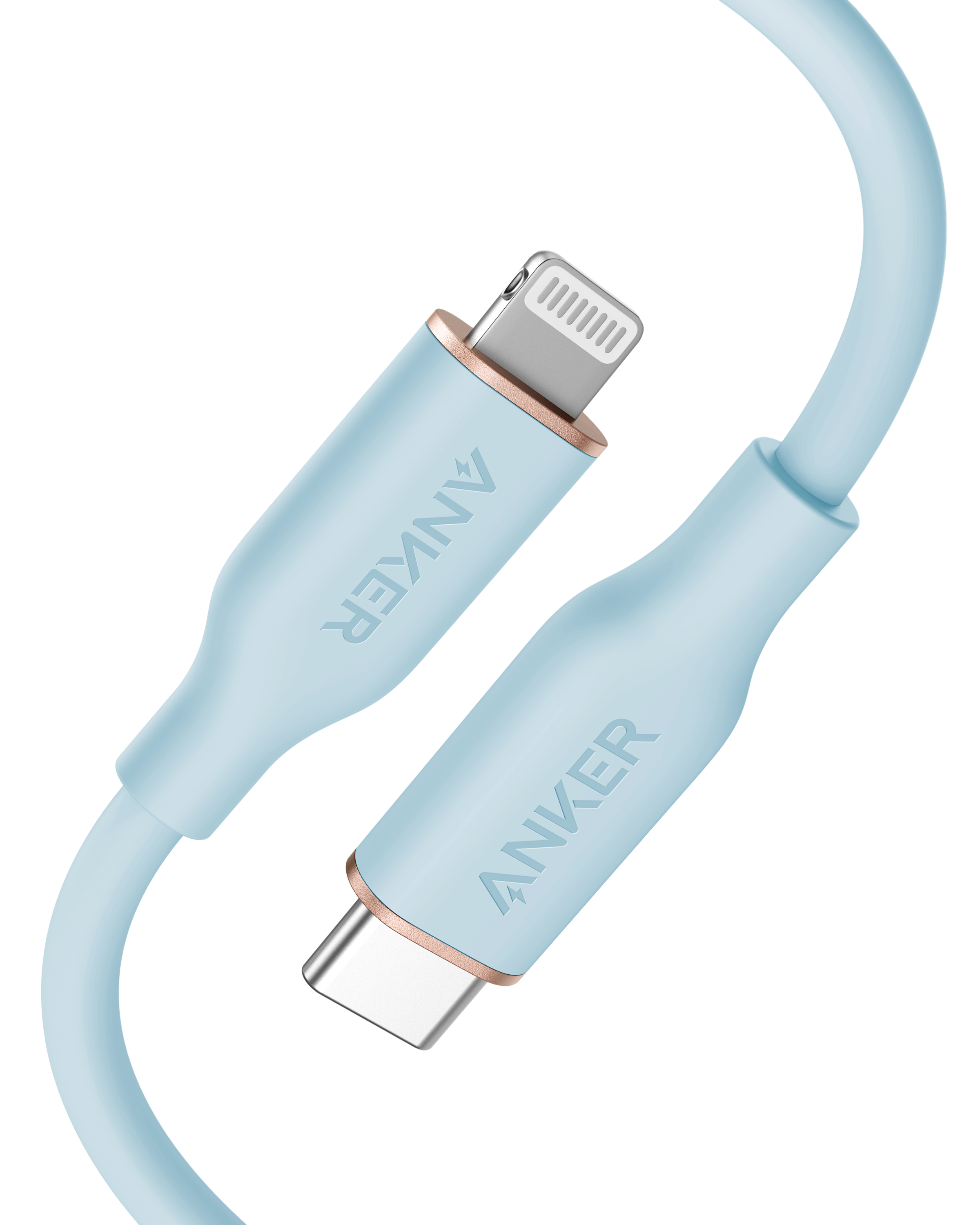 Refurbished Anker 641 USB-C to Lightning Cable (Flow, Silicone)