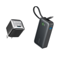 Bundle kit: Anker Nano Power Bank (30W, Built-In USB-C Cable) and Anker Nano Charger (20W)