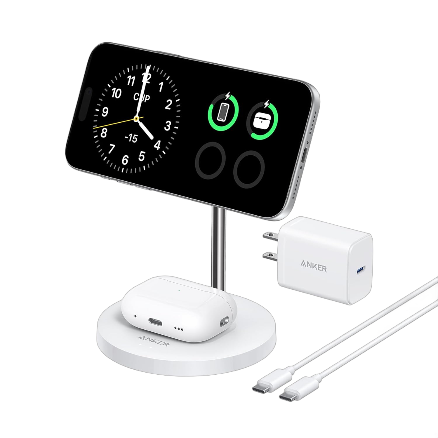 Anker MagGo Wireless Charger (2-in-1, Stand)